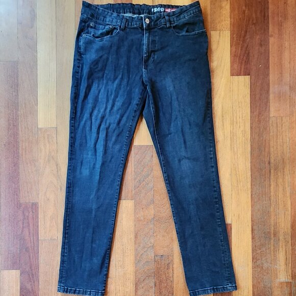 IZOD Indigo Comfort Stretch Straight Fit Jeans Size 38 x 34 - Picture 6 of 16
